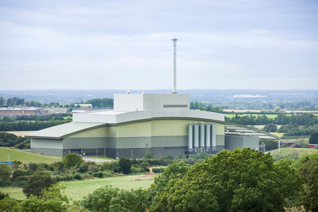 Aylesbury, Uk - August 15, 2021. Greatmoor Efw Power Station, A