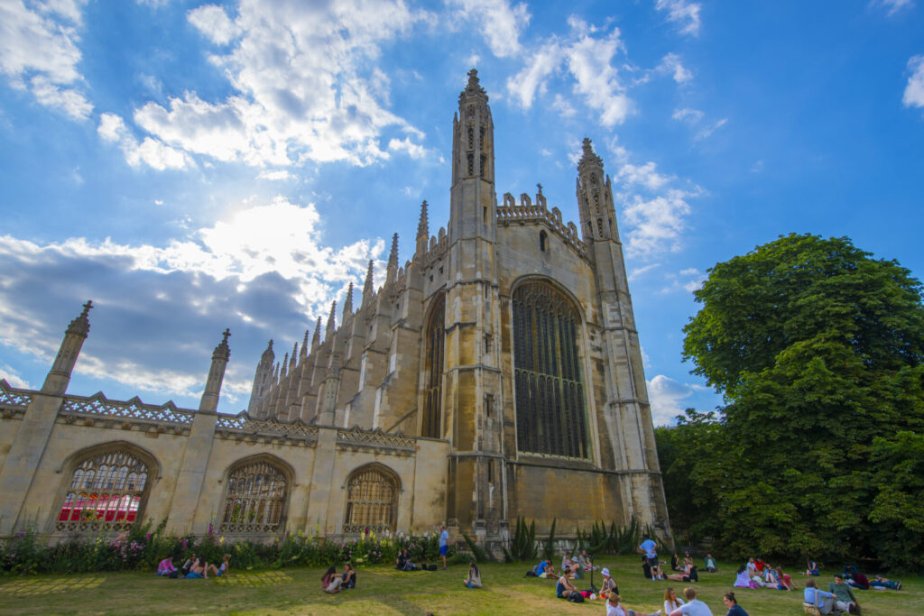 Cambridge, Uk - Jun. 22, 2022: King's College Chapel With In Kin